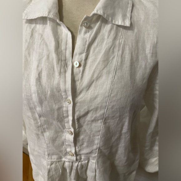 100% linen Lily Pulitzer Top - Picture 4 of 11